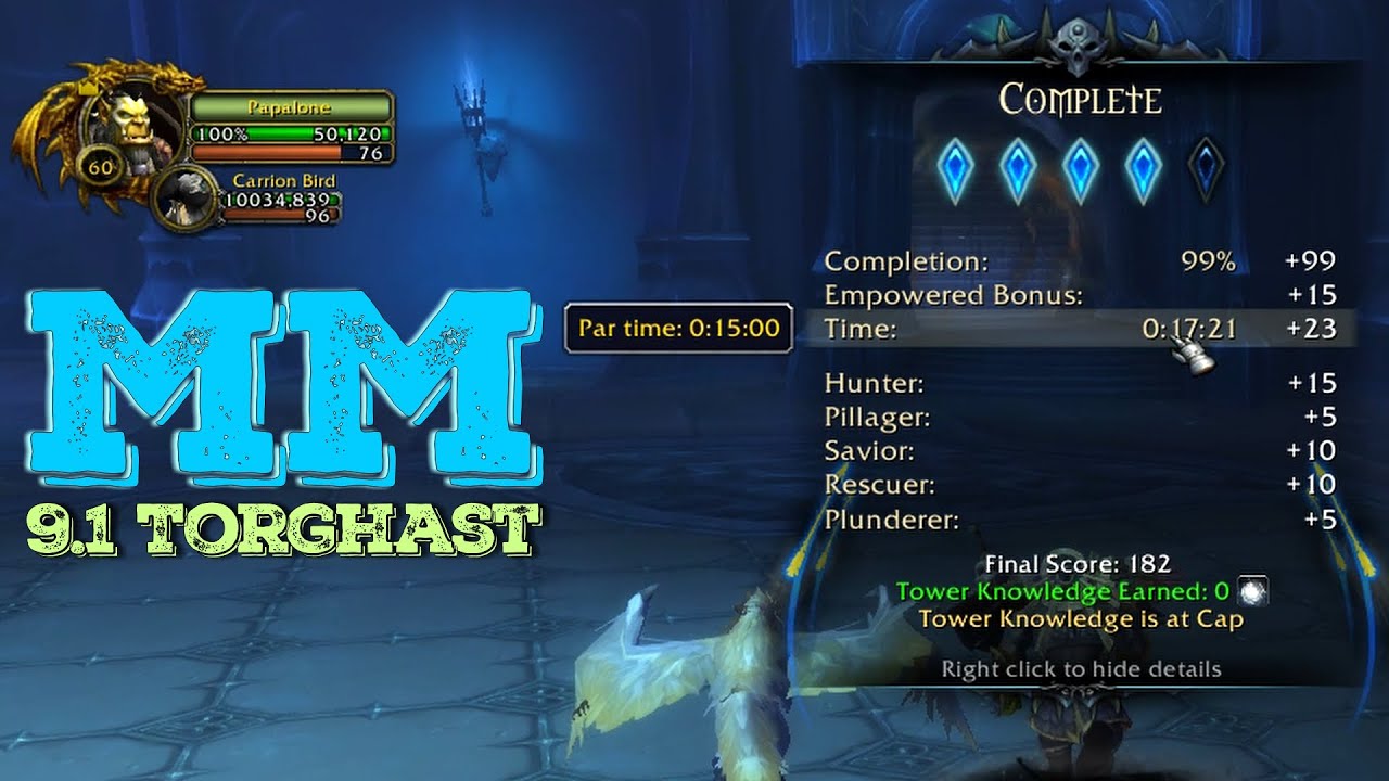 Shadowlands 9.1 MM Hunter Crushing Layer 9 YouTube