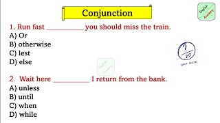 conjunction practice set (6) for All exams #board& competitive #englishacademybydeepakkr
