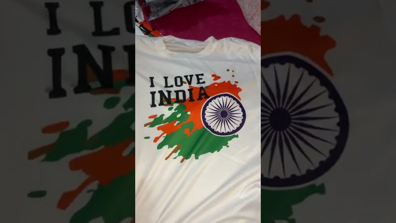 T-shirt Indian flag Design