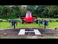 A super cool drone style flying car helicopter