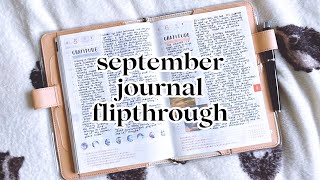 hobonichi cousin august & september 2023 flipthrough