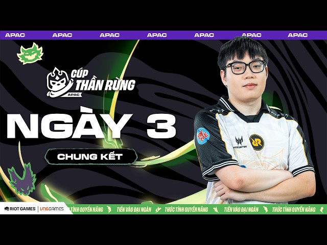 🔴 NGÀY 3 – GIẢI ĐẤU NGOẠI HẠNG APAC: CÚP THẦN RỪNG | RRQ YBY1 | ĐTCL MÙA 18