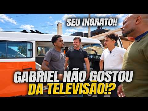 GABRIEL COXINHA DIDN'T LIKE THE TV CARIANI GAVE HIM!?