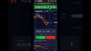 AUD/CAD #buy 2 #min 3000$ to 5760 92% #profit #pocketoption  #binaryoptions #binaryoption #aud #cad