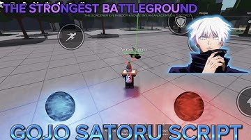 *GOJO* The Strongest Battleground Script Hacks | GOJO SKILL VFX | HALLOW PURPLE | RED MAX 🔥