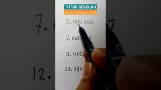Cara Membaca Bilangan Jutaan