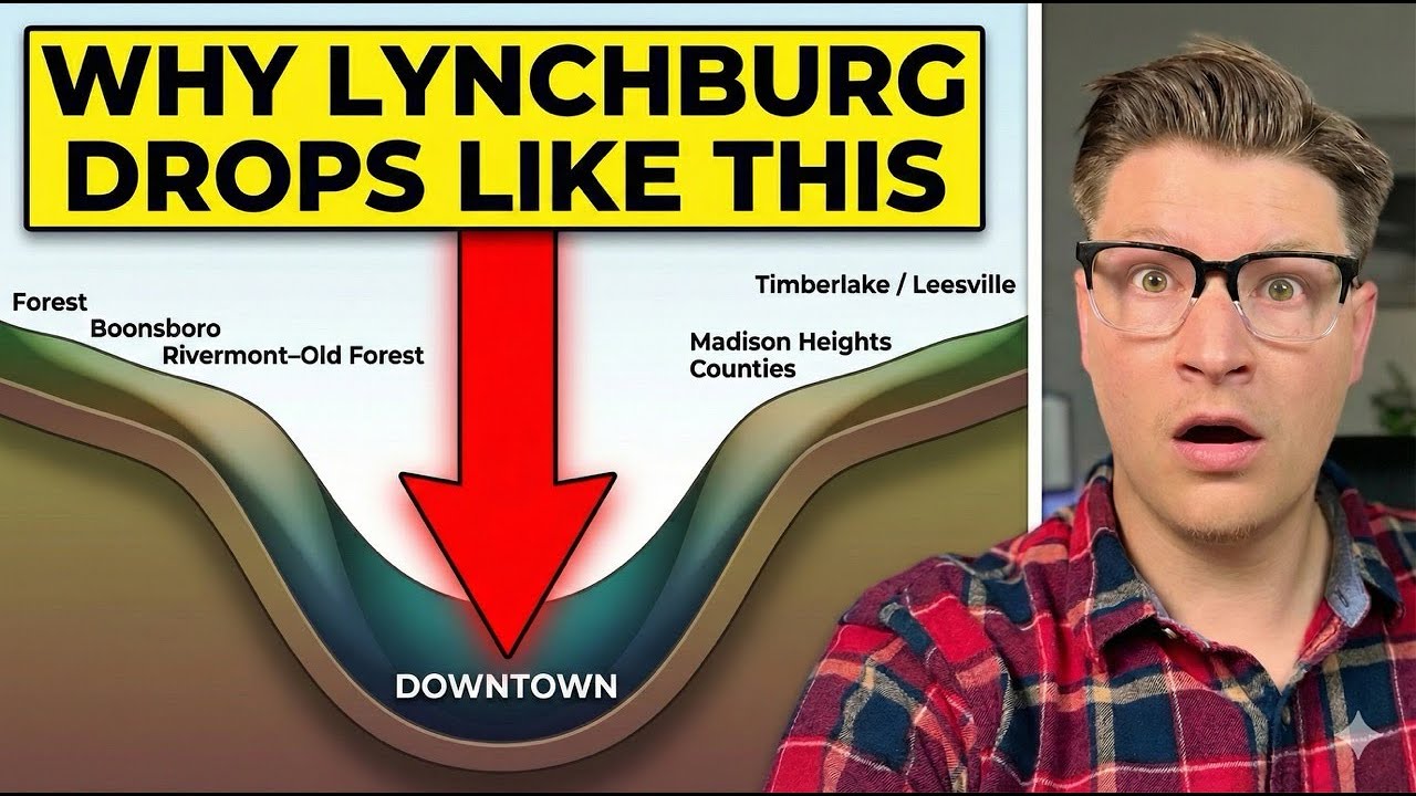 Карта Линчберга, штат Вирджиния: 7 районов, которые вам действительно нужно знать.