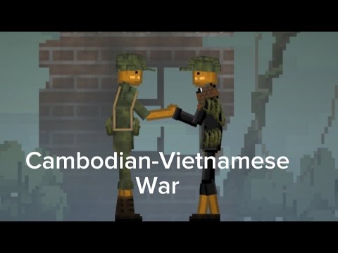 Cambodian-Vietnamese War made by me (Melon Playground)