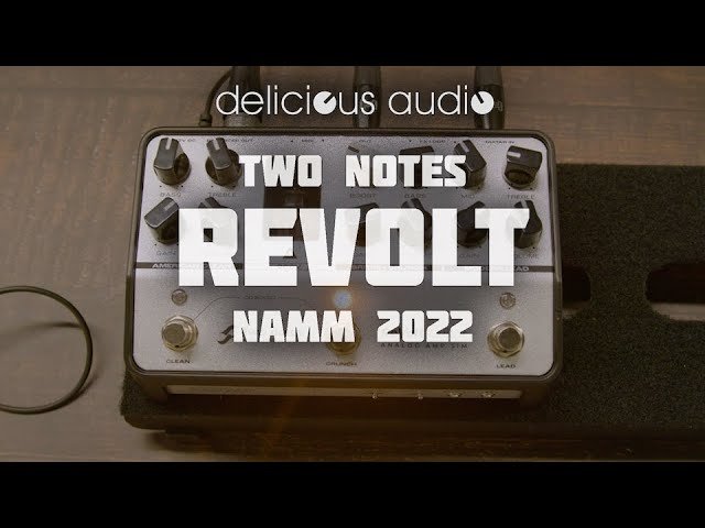 Two Notes - Revolt Guitar Preamp at NAMM 2022 - YouTube