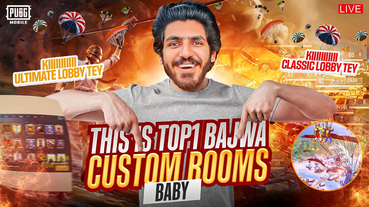 THIS NOT CLASSIC LOBBY & NOT ULTIMATE LOBBY🔥THIS IS TOP1BAJWA 😎 BESTEST CUSTOM ROOMS