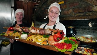 SERBIAN BARBECUE SWORD & SLOW ROASTED LAMB! Welcome To Balkan!