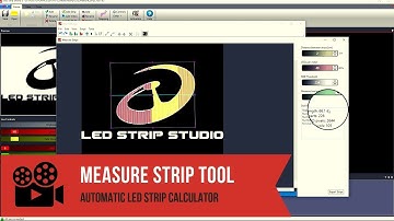Measure Strip Tool - LED pixel mapping software