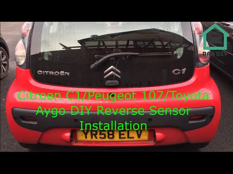 Citroen C1/Peugeot 107/Toyota Aygo DIY Reverse Sensor Kit Installation