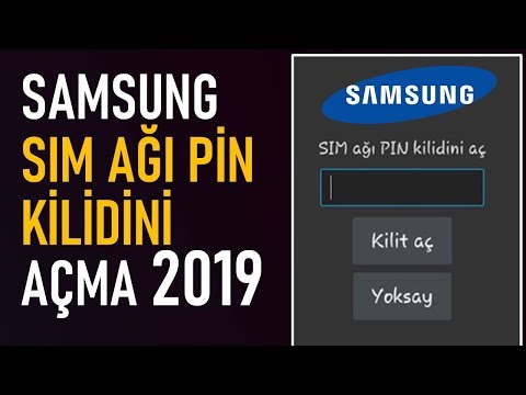 Samsung SIM ağı pin kilidi nasıl açılır? | ÜCRETSİZ SIM ağ kilidi açma