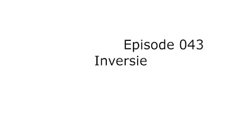 Stylfiguur 19: Inversie