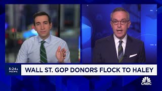 2024 presidential election: Wall Street GOP donors flock to Nikki Haley