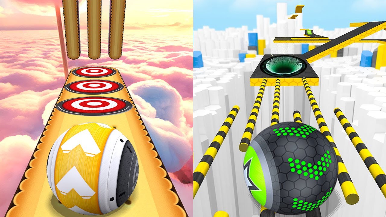 Going Balls VS GyroSphere Trials,Rollance Adventure Ball,Rolling Balance Ball,Space Rolling Balls