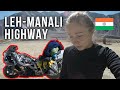 30. LEH-MANALI Highway on a sports bike - Himalayas - Ladakh -India | Round the World on a Fireblade