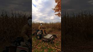 Michael Myers Steals Grasshopper Lawnmower! #michaelmyers #halloween #indyfarmlife #mower