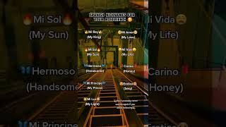 Spanish Nicknames For Your Boyfriend