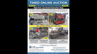 Trumpf Trubend 5170S Press Brake At High Tech Cnc Fabrication Shop Auction