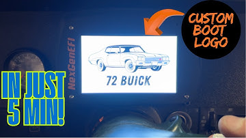 NexGen EFI Dash Custom Boot Logo Tutorial!