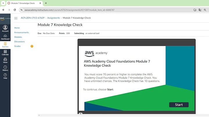 Module 7 Knowledge Check ||  AWS Storage || AWS Academy | AWS cloud foundations| Amazon AWS