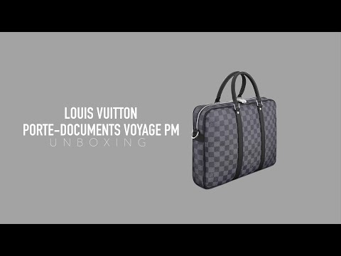 UNBOXING⎜Louis Vuitton Porte-Documents Voyage PM