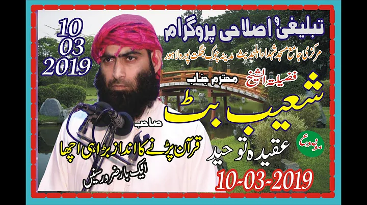 Hafiz Shoaib Butt  0 03 2019