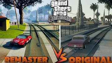 GTA San Andreas Definitive Edition Mobile Original VS Remaster Version 