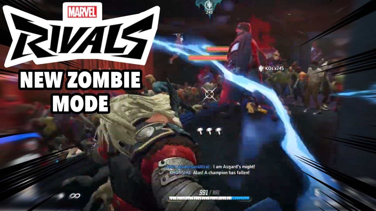 Marvel Rivals Scream MARVEL RIVALS ZOMBIES MODE! (warning theres a lot of screaming ...