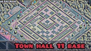 #clashofclans TOWN HALL 11 HOME BASE | FARMING BASE | CLASH  | TH11 | 2022 NEW BASE | WITH REPLAY