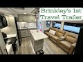 Brinkley rv debuts their first travel trailer  the model z 295 air