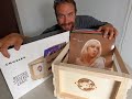 Crosley record storage crate unboxing build review  holds 75 vinyl records