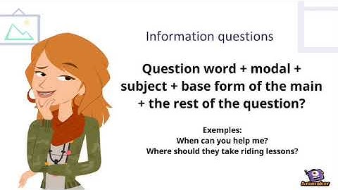 Modals in yes/no and information questions