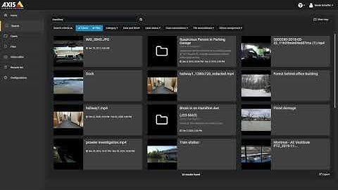 AXIS Case Insight - Searching for cases or files