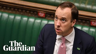 Matt Hancock responds to questions on the government's handling of the coronavirus – watch live