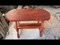 Excellent Technique For Making Fake Wooden Tables From Sand And Cement