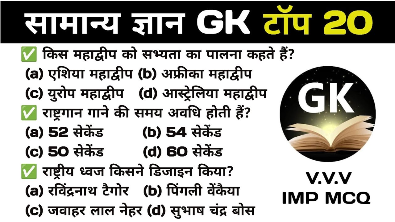 🤔 General knowledge। GK Important Questions। gk mcq । gk quiz। gk questions 