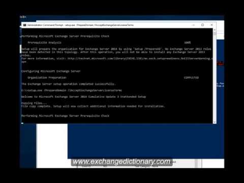 Step 1: Migrate Exchange 2010 to Exchange Server 2016 - Installation