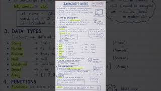 Javascript Notes #javascript