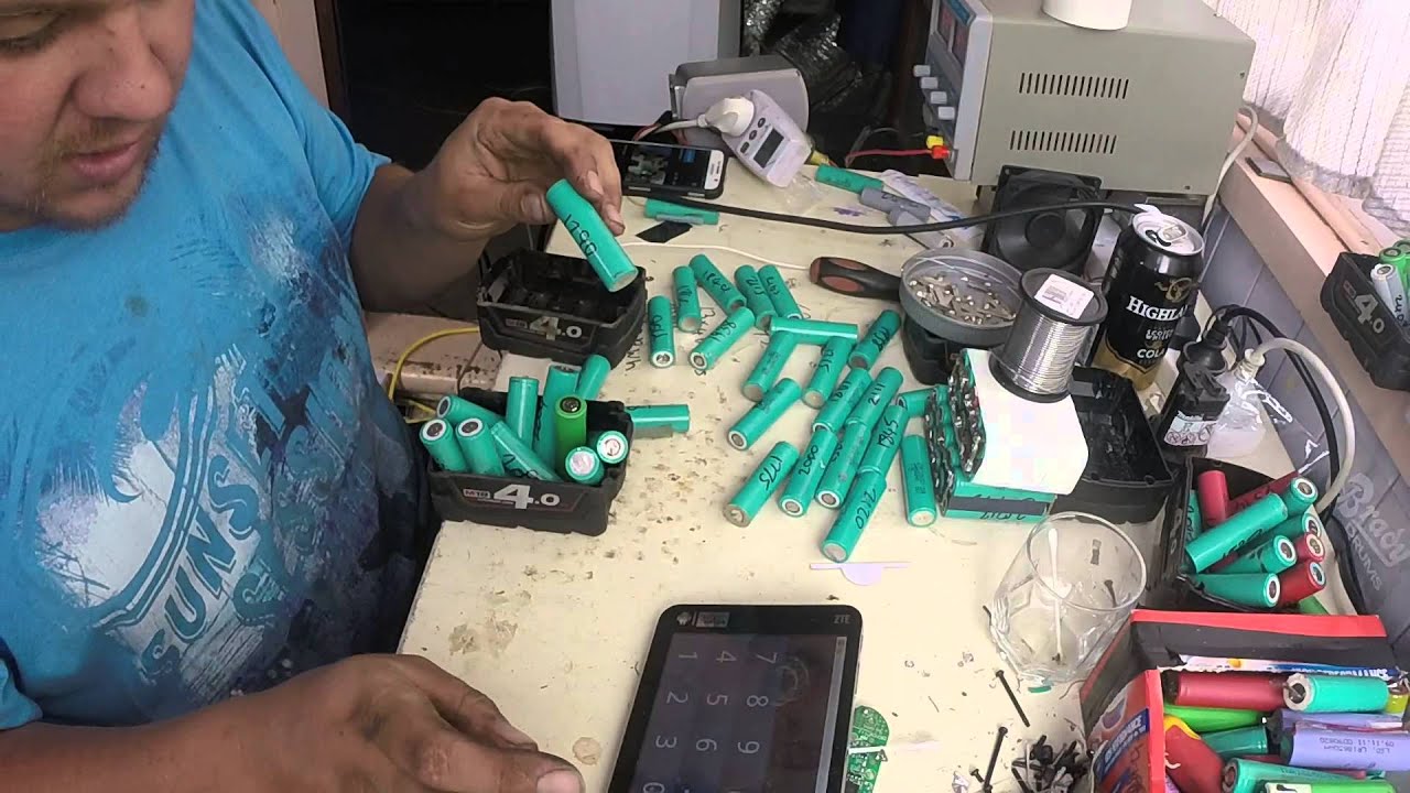TREK E BIKE BUILD MAKING EQUAL 21AMP BATTERY PACKS SAMSUNG 18650 CELLS