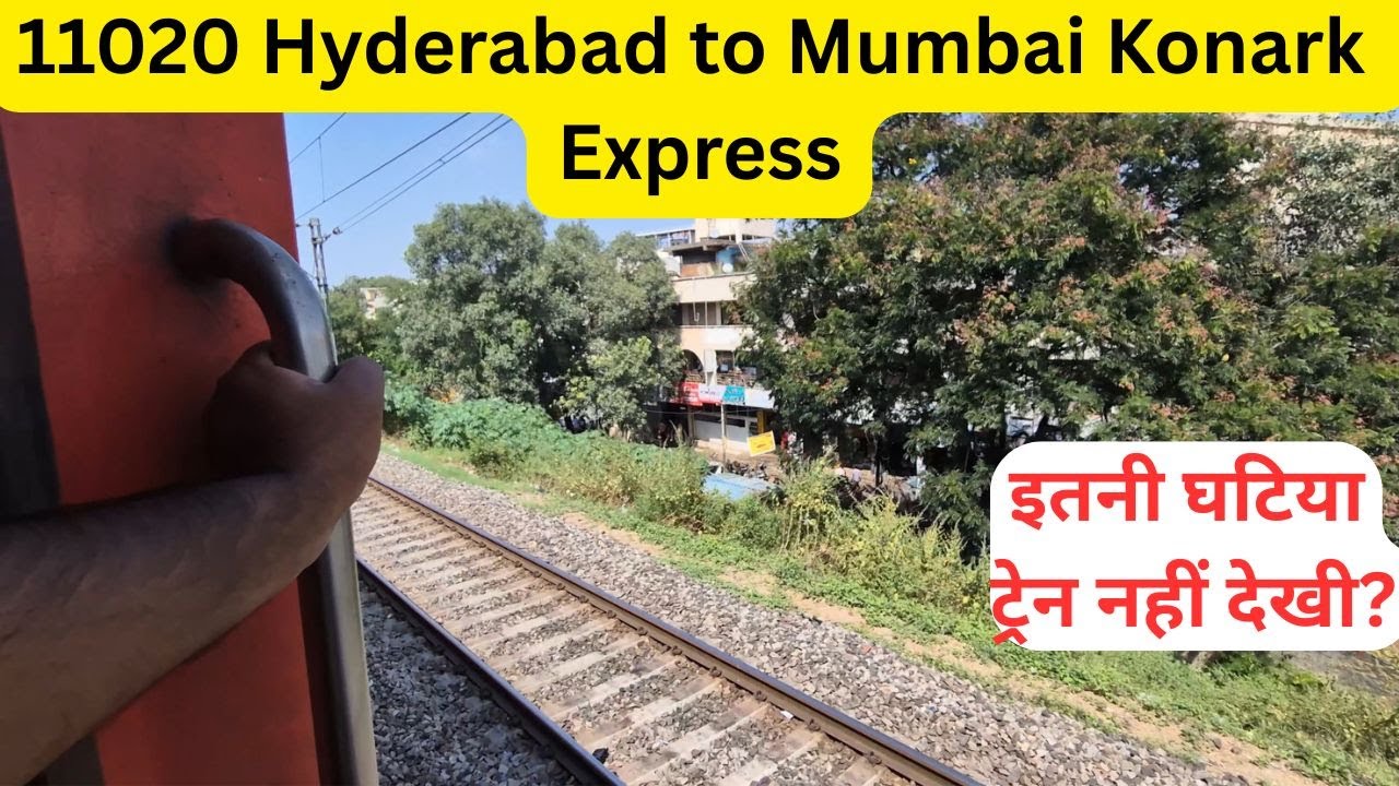 17 Hours in Konark Express 🚆 From Hyderabad to Mumbai | Real Indian Train Journey Experience