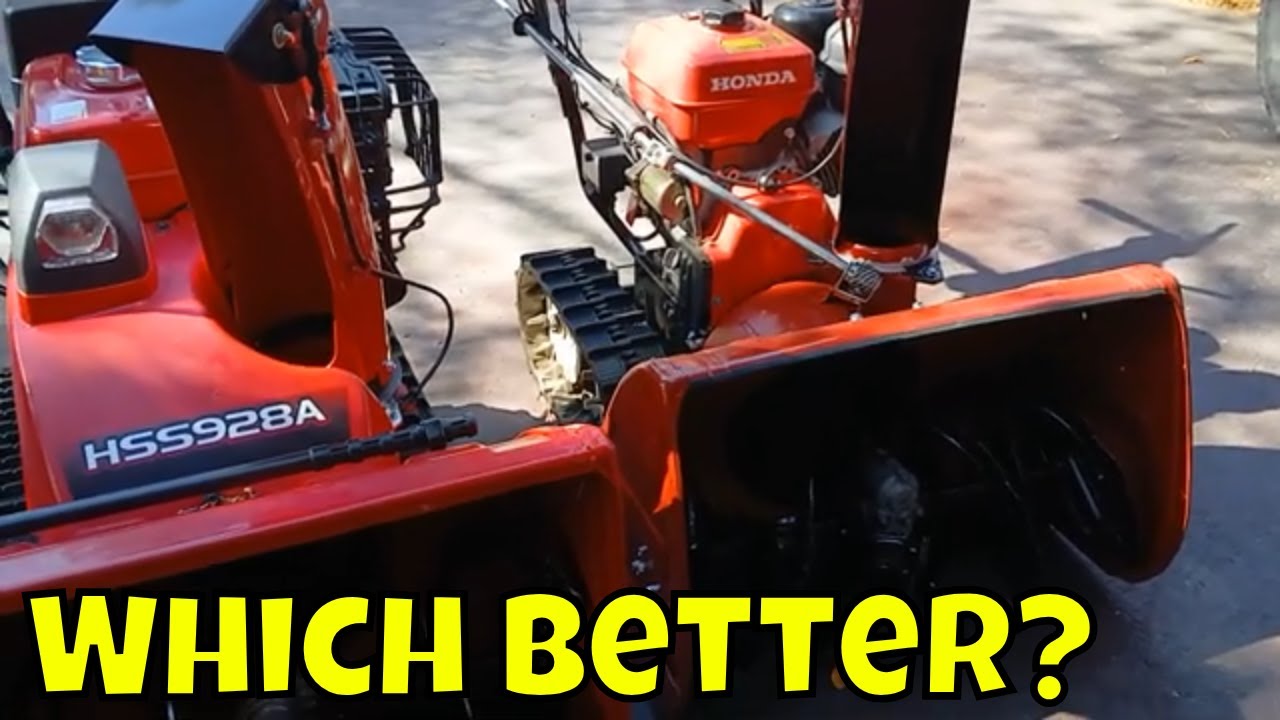 HONDA HSS928 VS HS928 Snowblower. PROS & CONS. Let's Find Out WHICH IS BETTER!