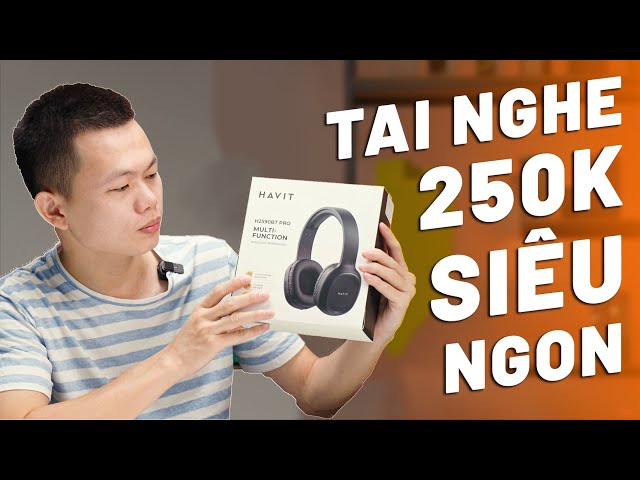 REVIEW TAI NGHE BLUETOOTH CHỤP TAI GIÁ 250K SIÊU NGON!!! HAVIT H2590BT PRO