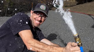 No more frozen pipes or garden hoses! Fixing the off-grid water at Everstoke