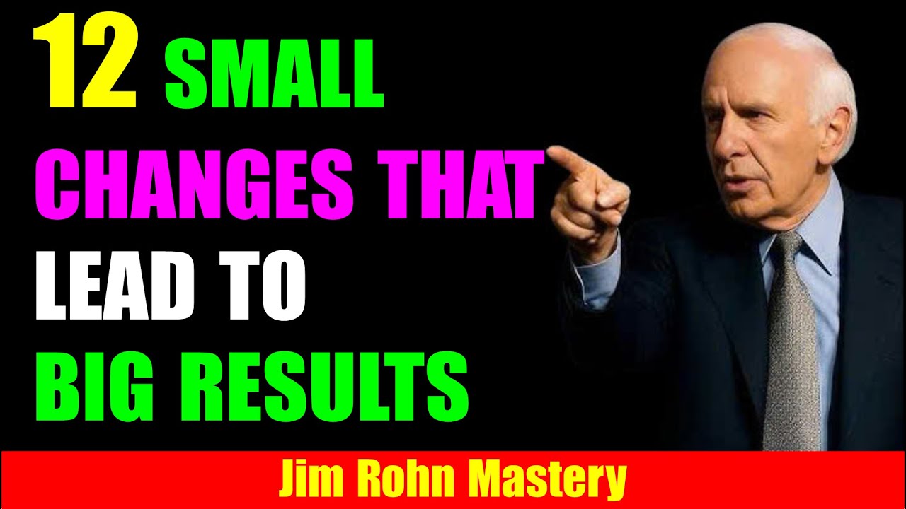 12 Small Changes That Lead to Big Results - YouTube