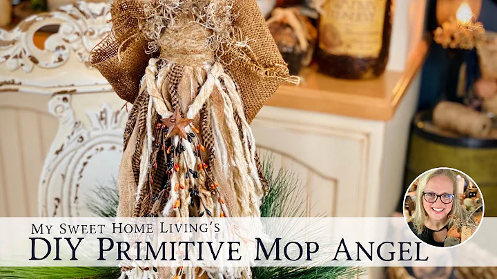 How To Make a Primitive Angel from a Dollar Tree M...
