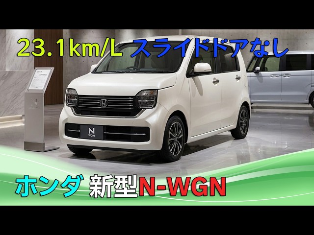 New Honda N-WGN] Why No Sliding Doors After an 8-Year Overhaul