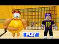 GARFIELD PRISON RUN OBBY Full Gameplay Walkthrough New Update #roblox #scaryobby #obby